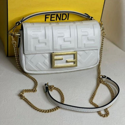 FENDI Baguette Mini Crossbody Bag