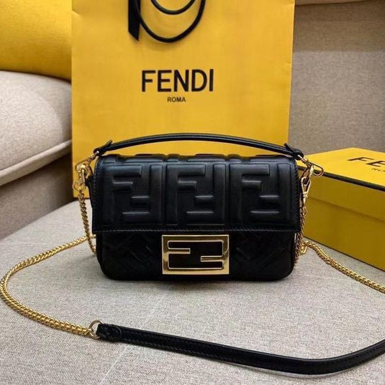 FENDI Baguette Mini Crossbody Bag