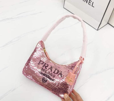 PRADA Re-Edition 2000 Hobo Sequins