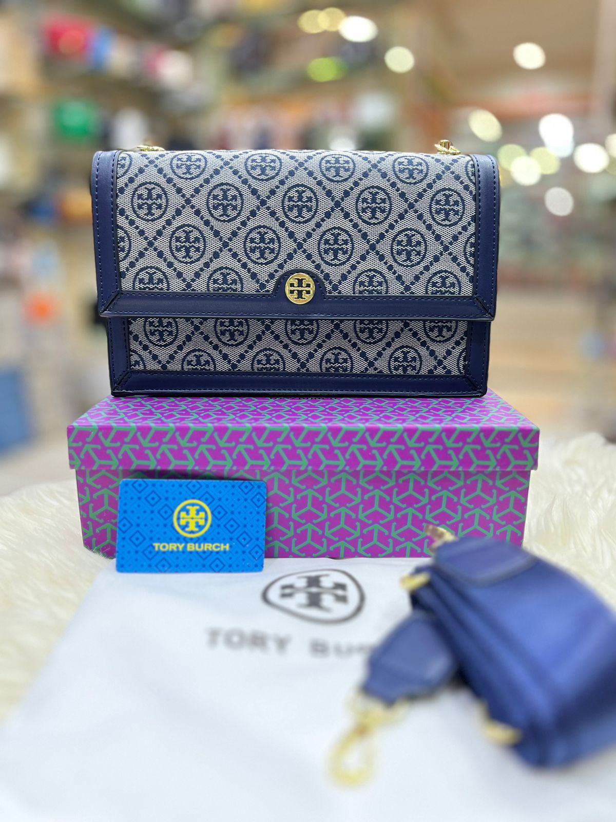 TORY BURCH Jacquard bag